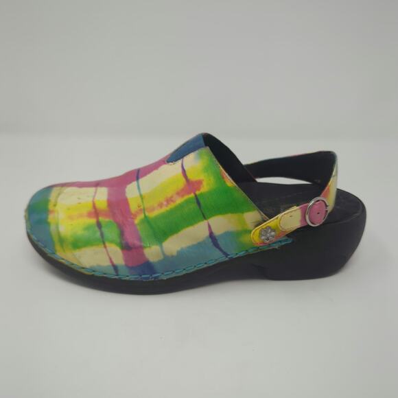 Rocky 4 Eur Sole Patent Leather Clogs for Nurses Size 7 - Picture 2 of 9